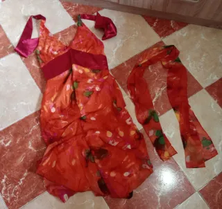 Vestido Multicolor con Pañuelo