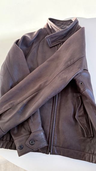 Cazadora de piel Polo Ralph Lauren niño