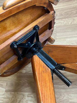 Sedia da ufficio vintage Thonet regolabile