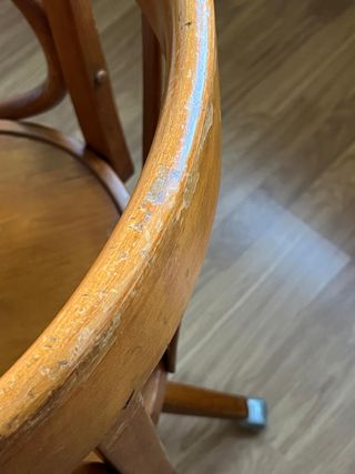 Sedia da ufficio vintage Thonet regolabile