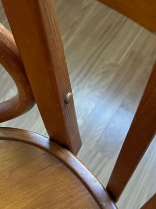 Sedia da ufficio vintage Thonet regolabile