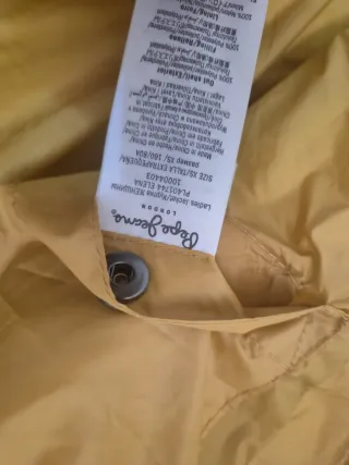 Giubbotto donna Pepe Jeans giallo