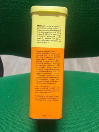 Milupa Nektarmil 2 confezioni latta anni '70