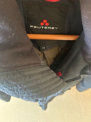 Abrigo Peuterey Azul Talla XS, real S (como Uniqlo