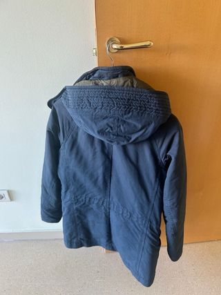 Abrigo Peuterey Azul Talla XS, real S (como Uniqlo