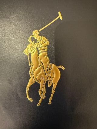 Bolsa boutique Polo Ralph Lauren Azul y Oro