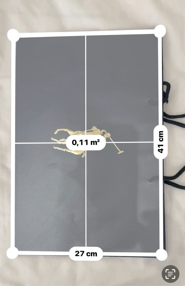 Borsa boutique Polo Ralph Lauren Blu e Oro