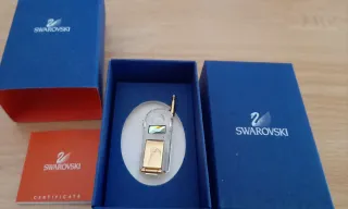 Mini telefono vintage in cristallo Swarovski