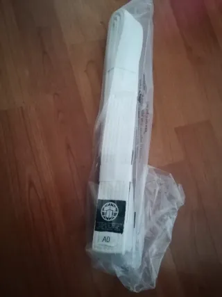 Cinturón Tatami Bianco Taglia A0