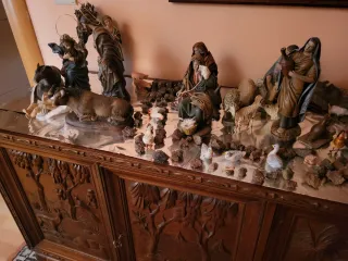 Belén completo figuras y animales