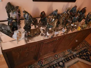 Belén completo figuras y animales