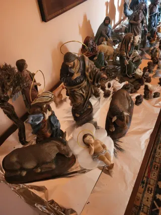 Belén completo figuras y animales