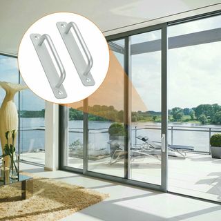 Tiradores de Puerta Corredera en Aluminio, 2 Unid.