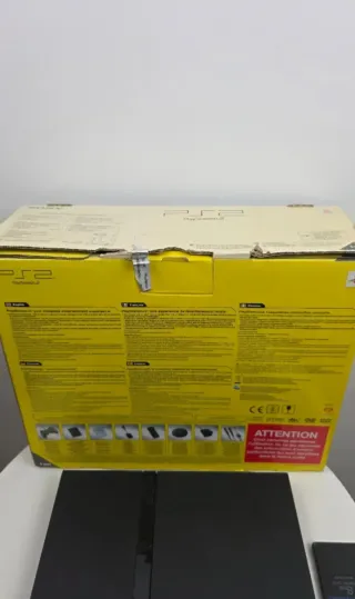 PlayStation 2 Slim Negra con Caja