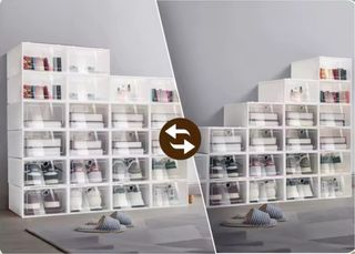 24 Scatole Impilabili per Scarpe