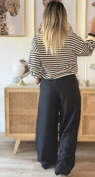 Pantalón negro vestir mujer talla única