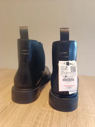 Botas Chelsea negras Zara