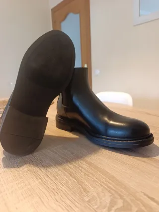 Botas Chelsea negras Zara