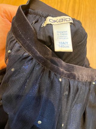 Falda fiesta niña 10 años 140 cm