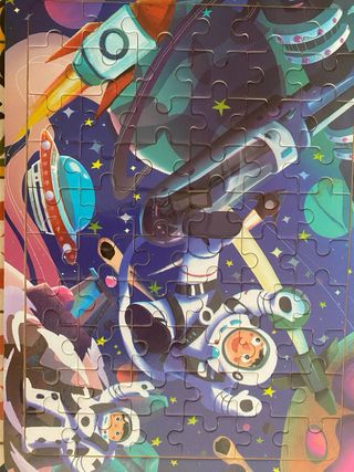 5 Puzzles Madera 60 Piezas Granja