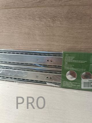 Guía de Cajón Metálica 500x45mm | Extracción Total