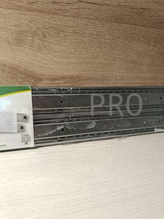 Guía de Cajón Metálica 500x45mm | Extracción Total