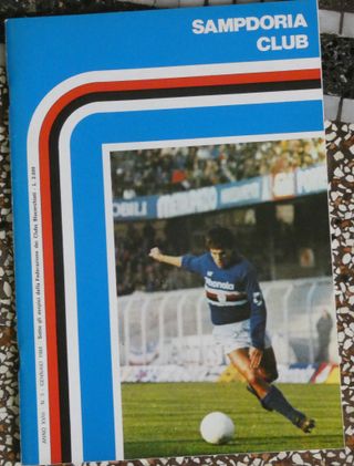 Sampdoria club rivista anno 1984