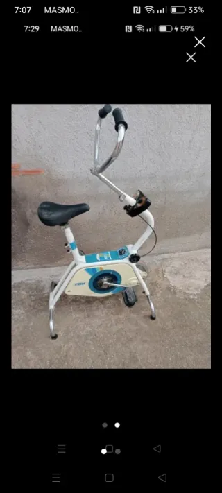 Bicicleta estática BH