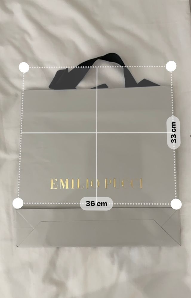 Borsa boutique Emilio Pucci Grigia e Nera