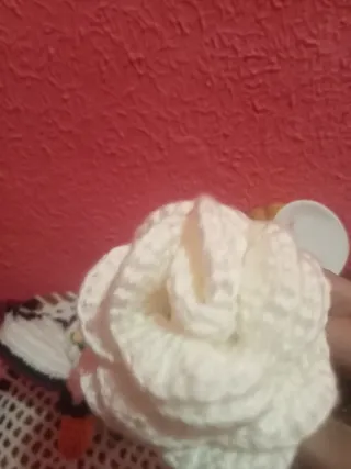 Rosa a crochet