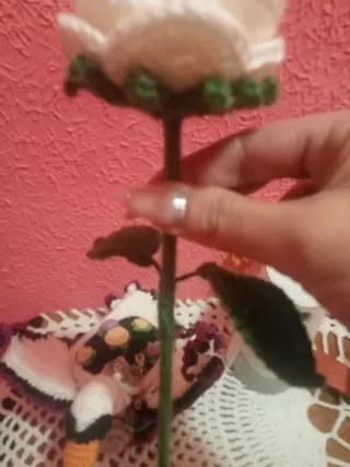 Rosa a crochet