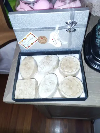 Jabón artesanal aceite oliva y caraquito morado