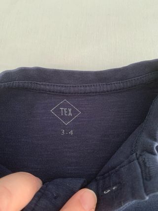 Lote 2 Camisetas Manga Larga Gemelos  3/4 Años