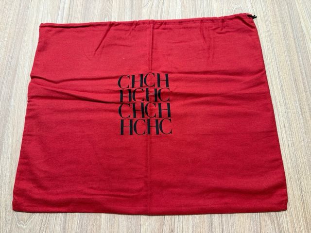 Borsa boutique CH Carolina Herrera, rossa e un'altra