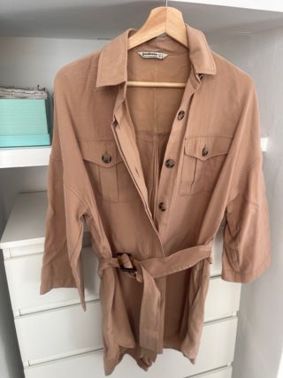 Sobrecamisa Stradivarius Beige Talla Única