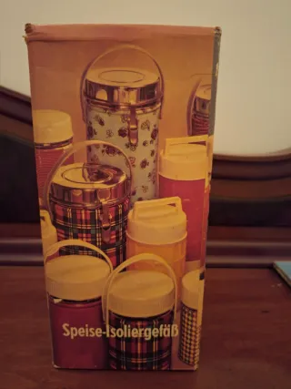 Porta vivande giallo e bianco