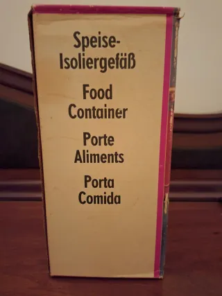 Porta vivande giallo e bianco