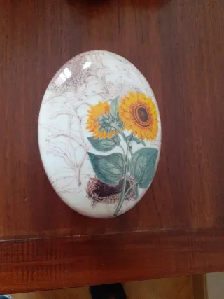 Joyero Cerámica Hecho a Mano Flores