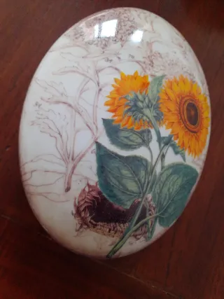 Joyero Cerámica Hecho a Mano Flores