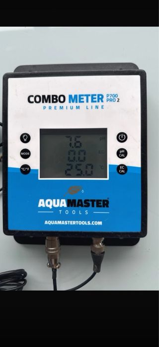 Medidor pH EC CF PPM Temp Aquamaster P700 Pro 2