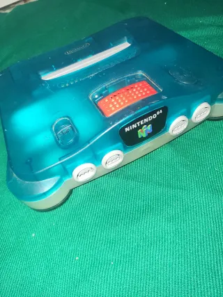 Consola Nintendo 64 Blu Trasparente