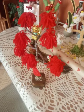 Árbol decorativo hecho a mano