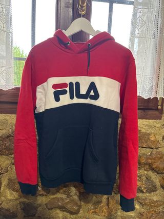 Sudadera Fila roja y azul marina