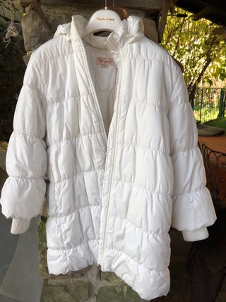 Piumino bambina bianco Brums