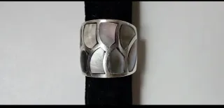 Anillo Plata Ley Nácar