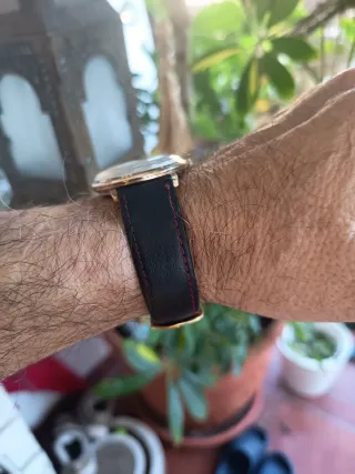 Reloj Cauny Dorado . Años 50-60