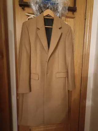 Abrigo de invierno Camel para hombre