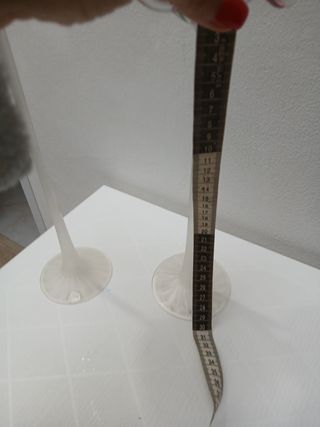 Portacandele in vetro soffiato