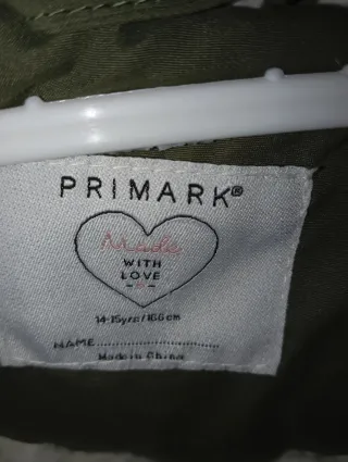 Cazadora verde niña/mujer