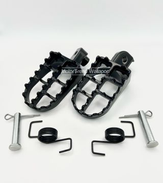 2x estriberas moto universal negro